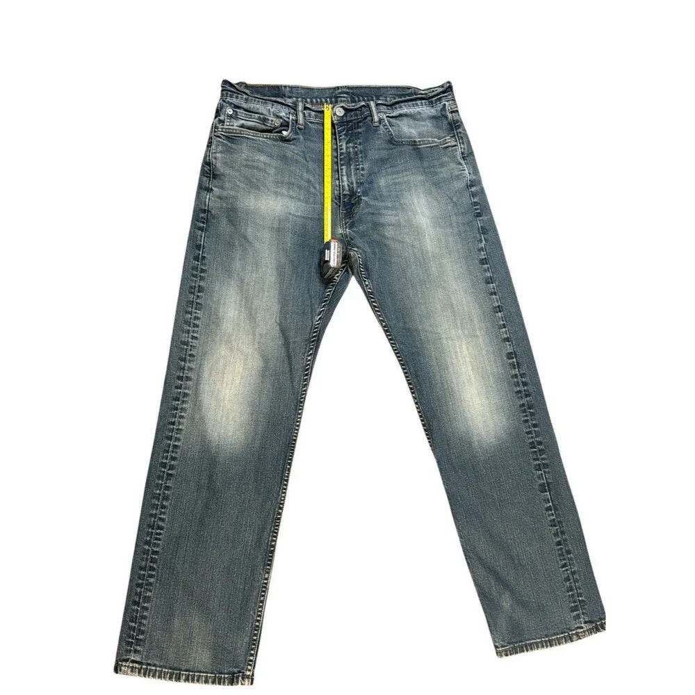 Levi’s 505 Men’s Regular Fit Stonewash Straight Leg 36x30 Classic Original‎